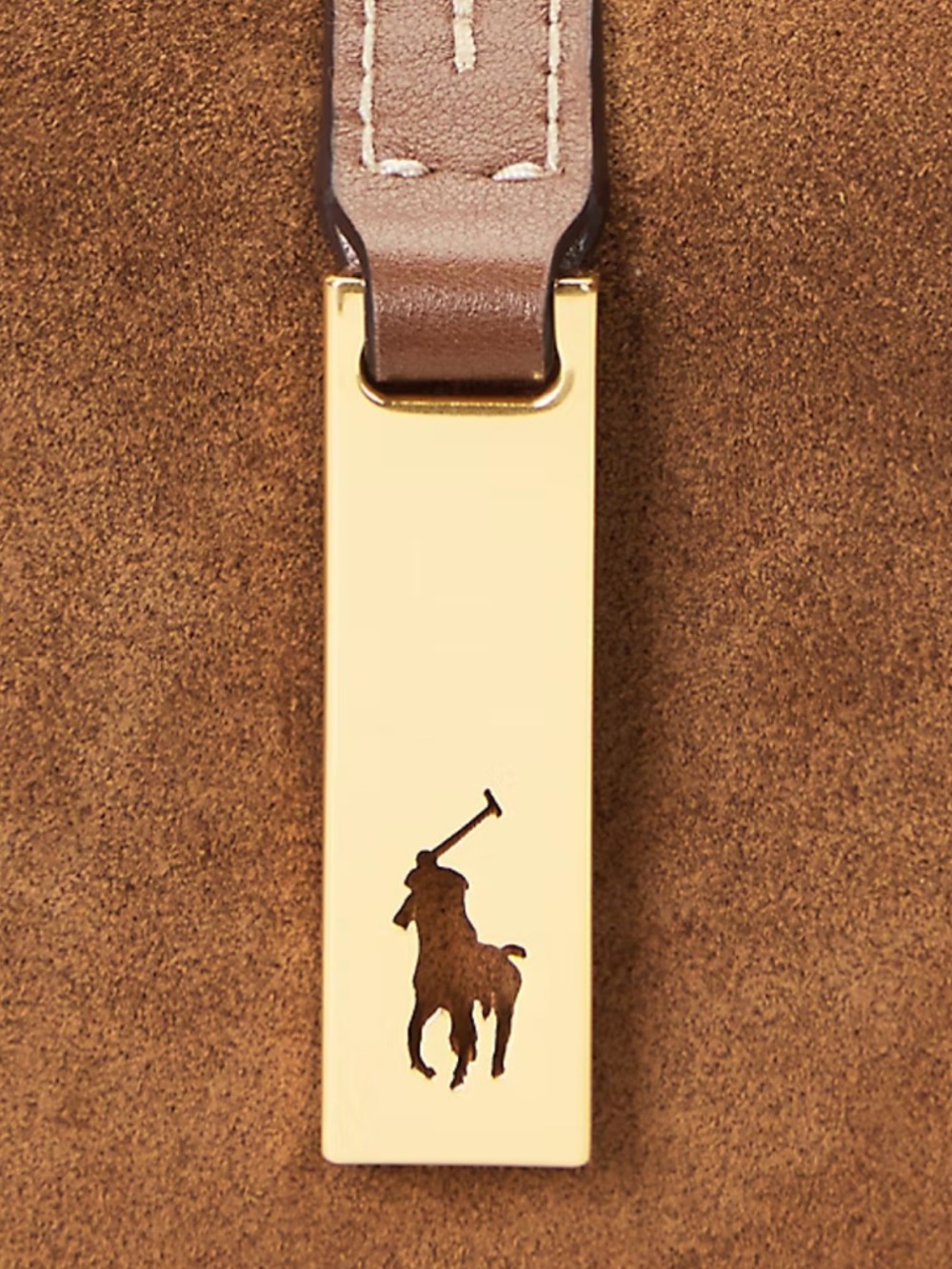 Ralph Lauren Polo id mini suede should bag - Picture 6 of 6